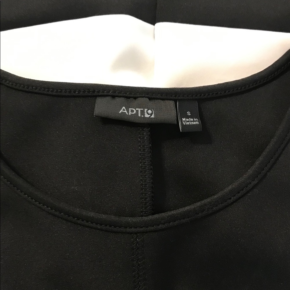 Apt 9 black and white dress with pockets - Picture 4 of 4